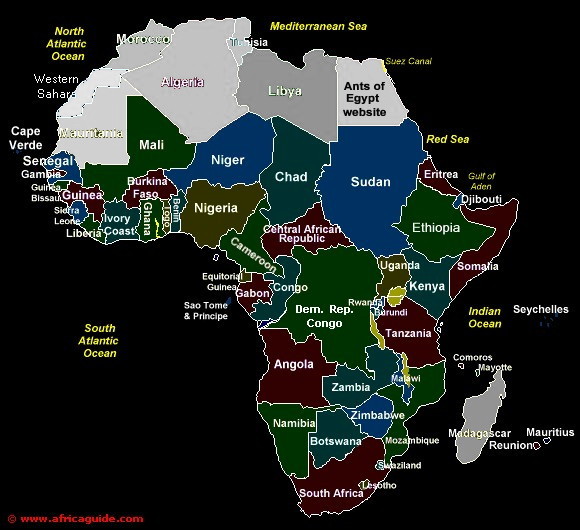 Map of Africa