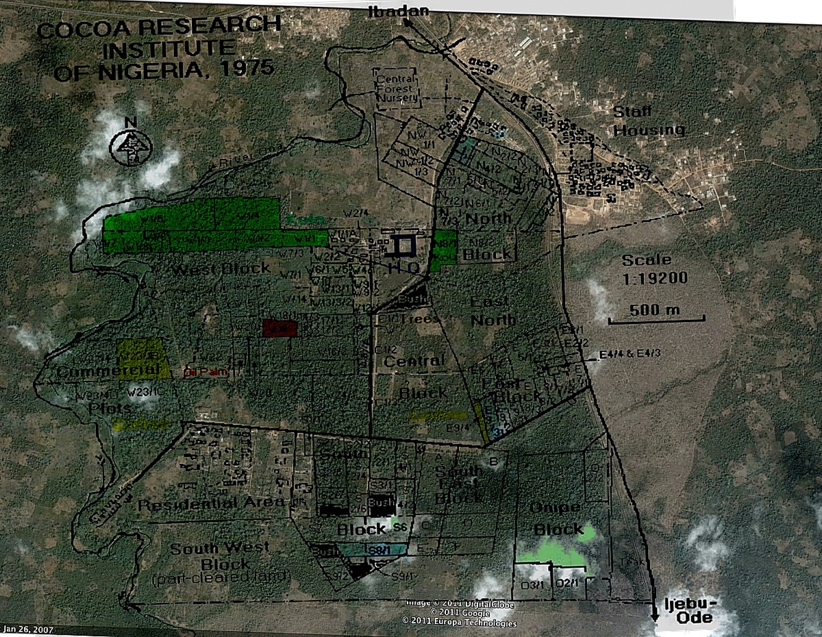 Satellite map